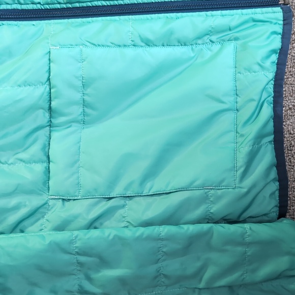 Cotopaxi Teca Calido Hooded Puffer Reversible Jacket Medium in Green/Teal/Aqua - Picture 15 of 16